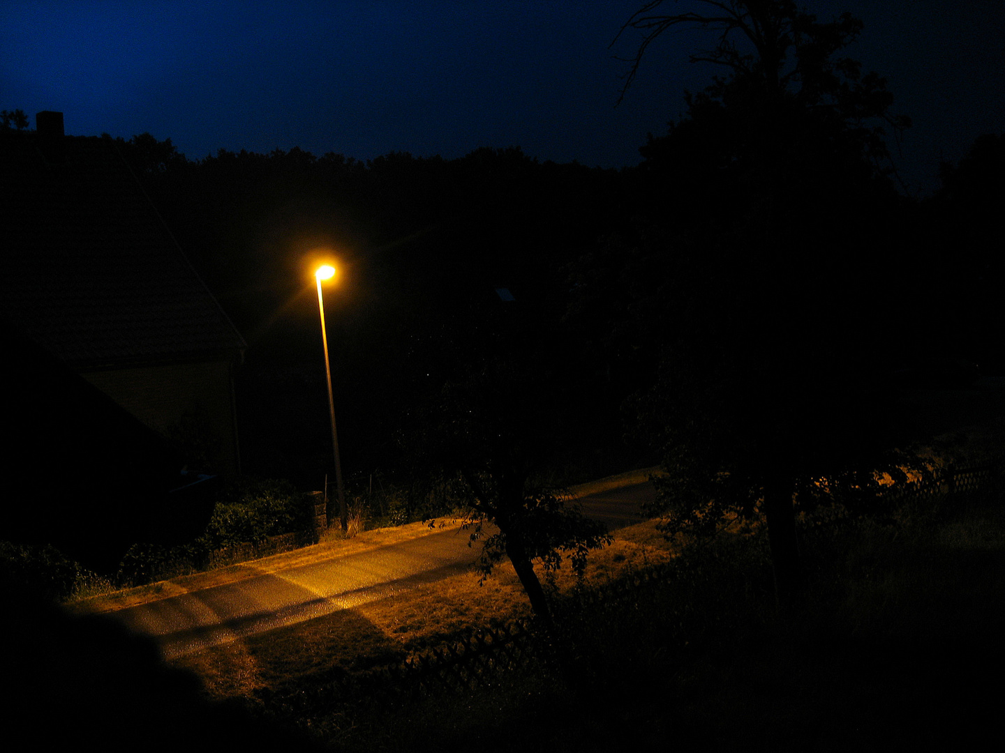 Die Straßen in der Nacht