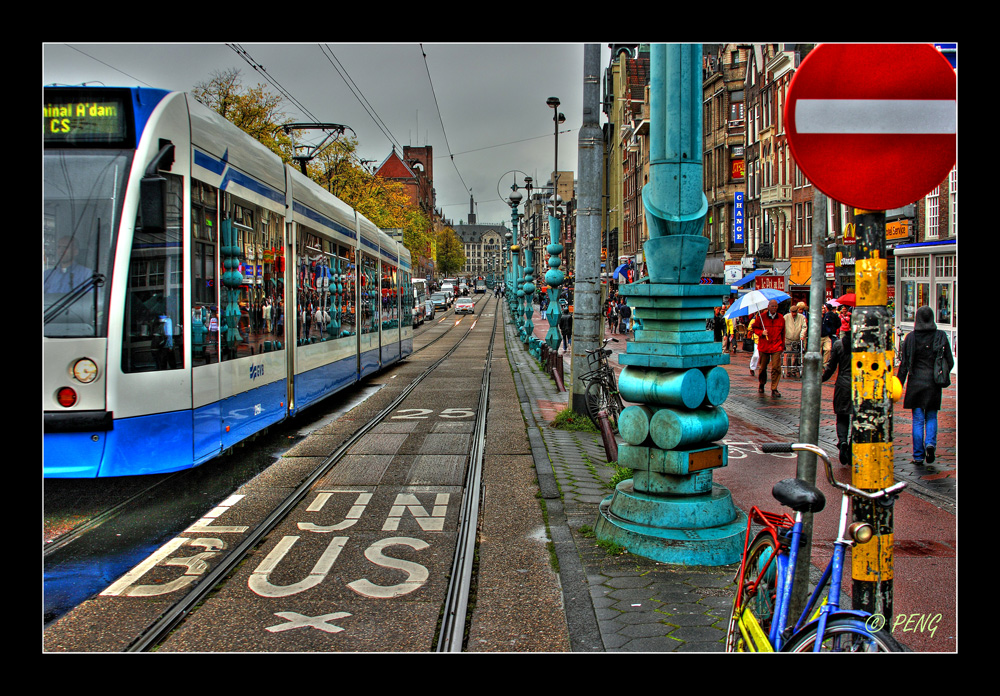 Die Straßen von Amsterdam