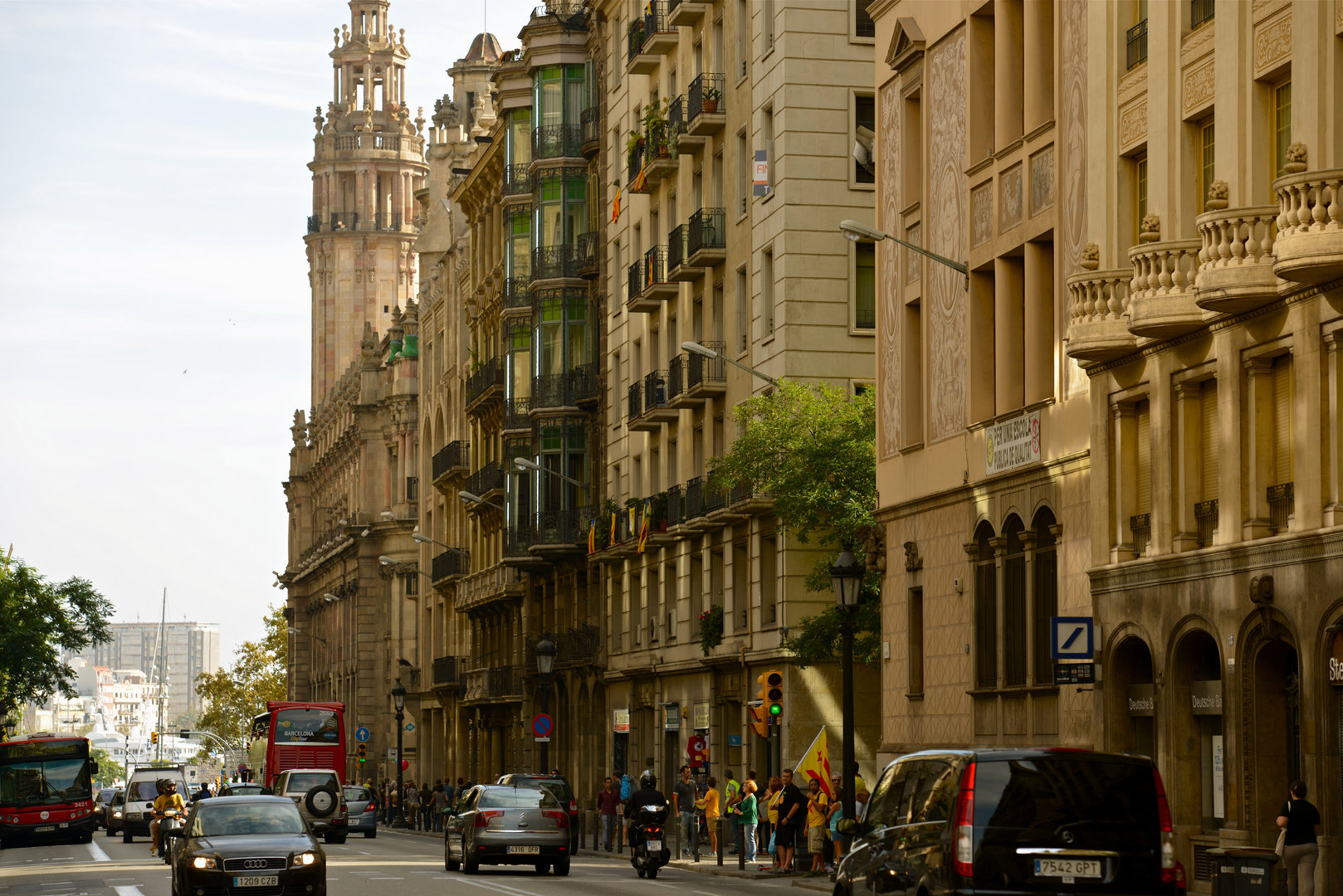 Die Straßen von Barcelona
