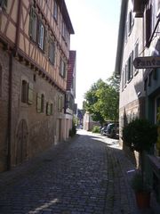 Die Straßen von Marbachs Altstadt