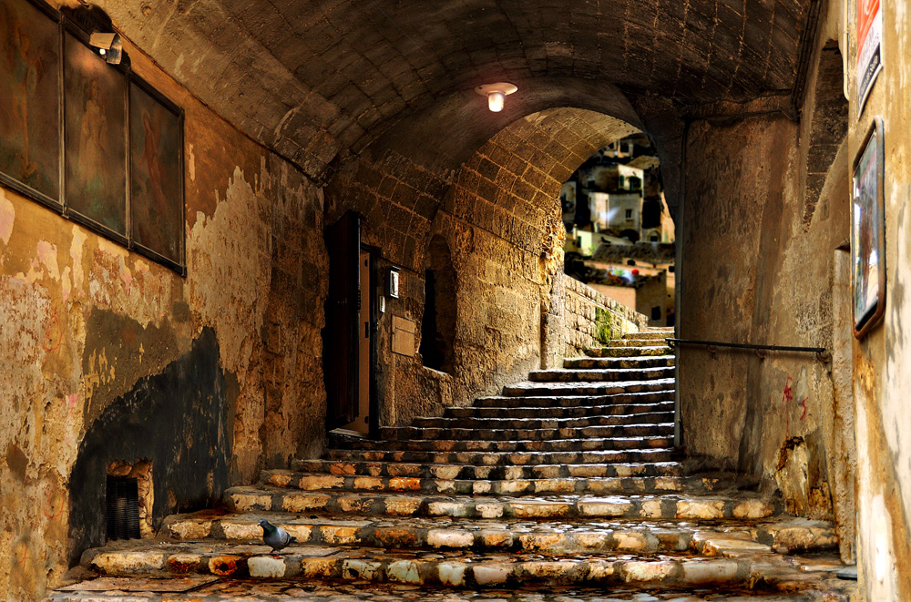 Die Straßen von Matera