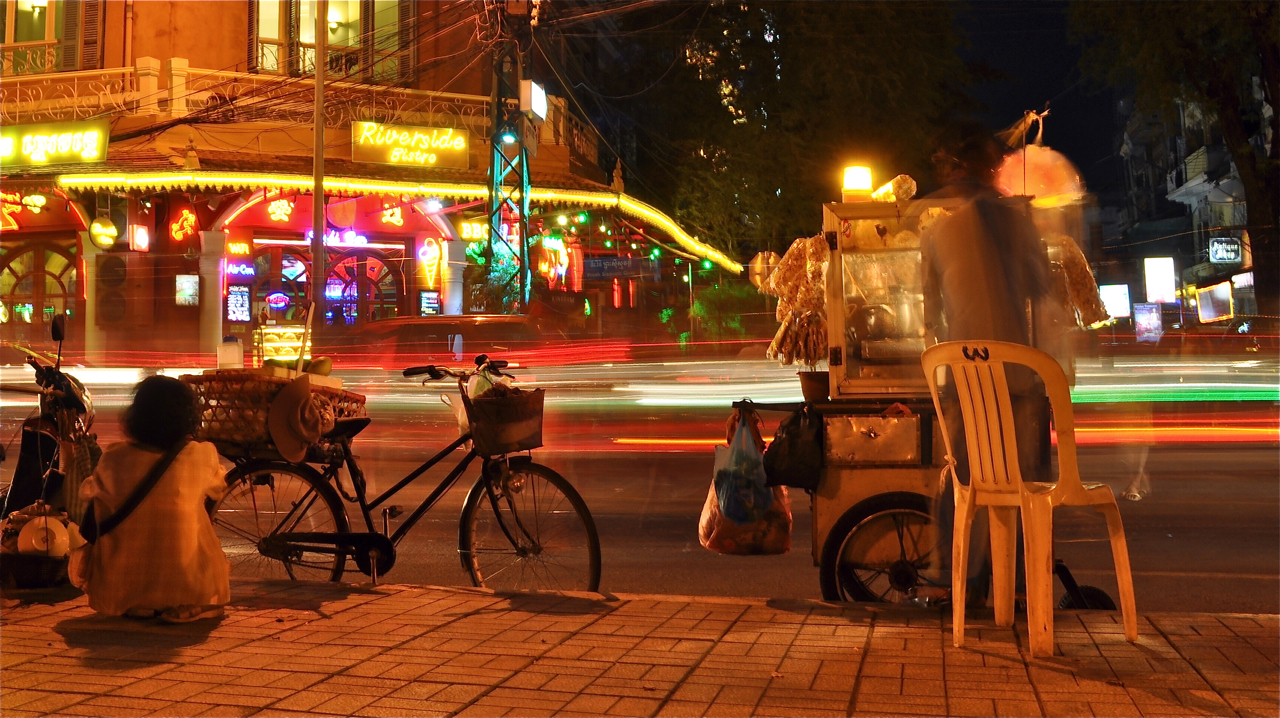 Die Straßen von Phnom Penh