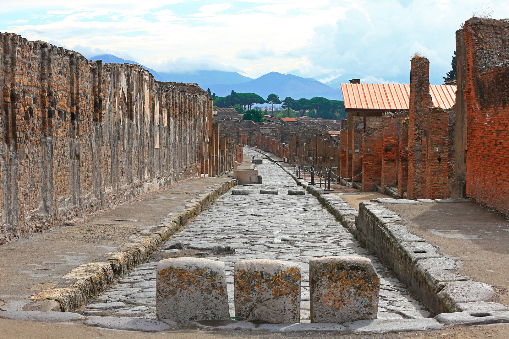 Die Straßen von Pompeji