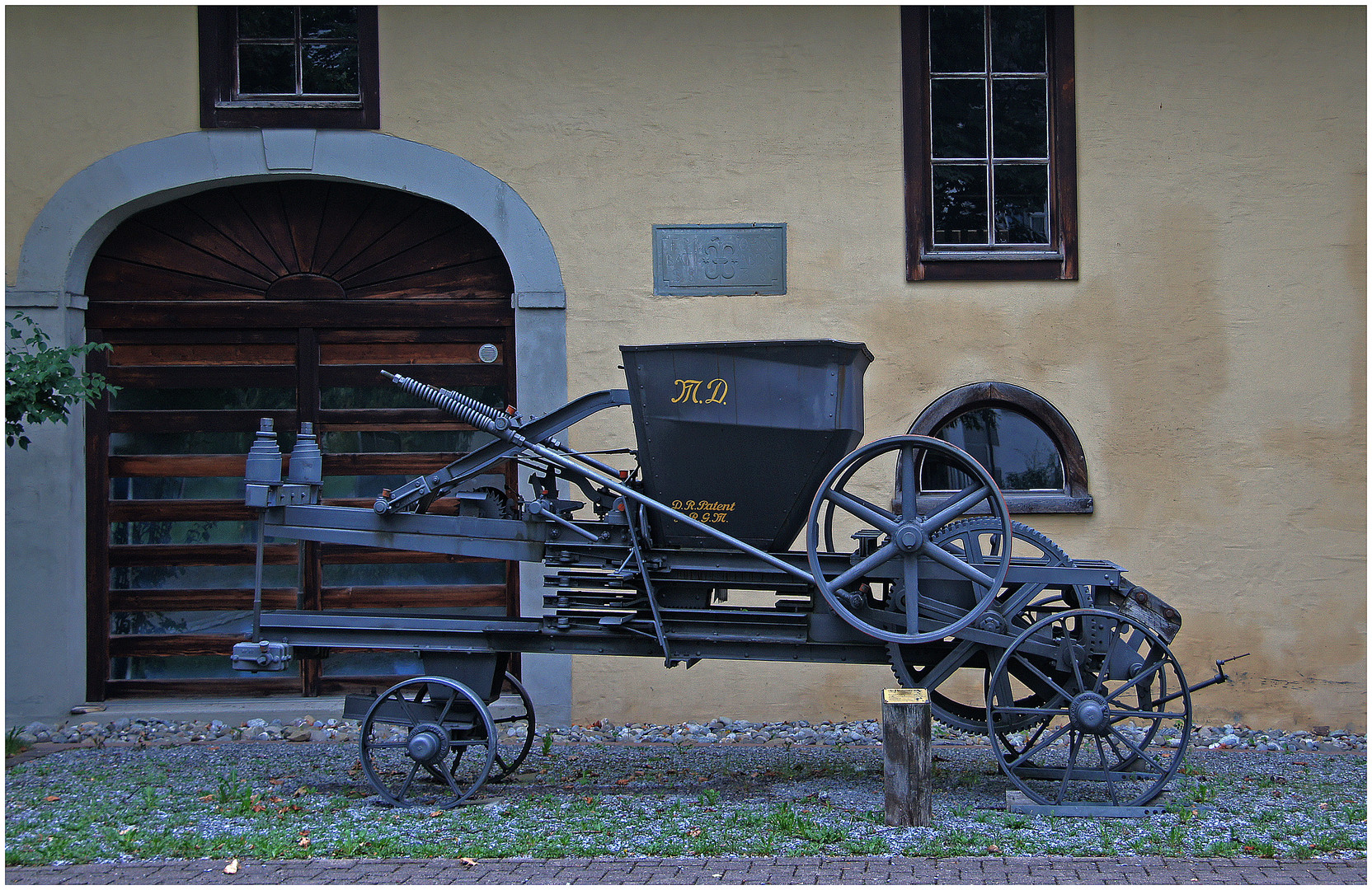 Die Strohballen- Presse