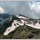 Die Stubaier Alpen, von der Zollhütte aus gesehen.