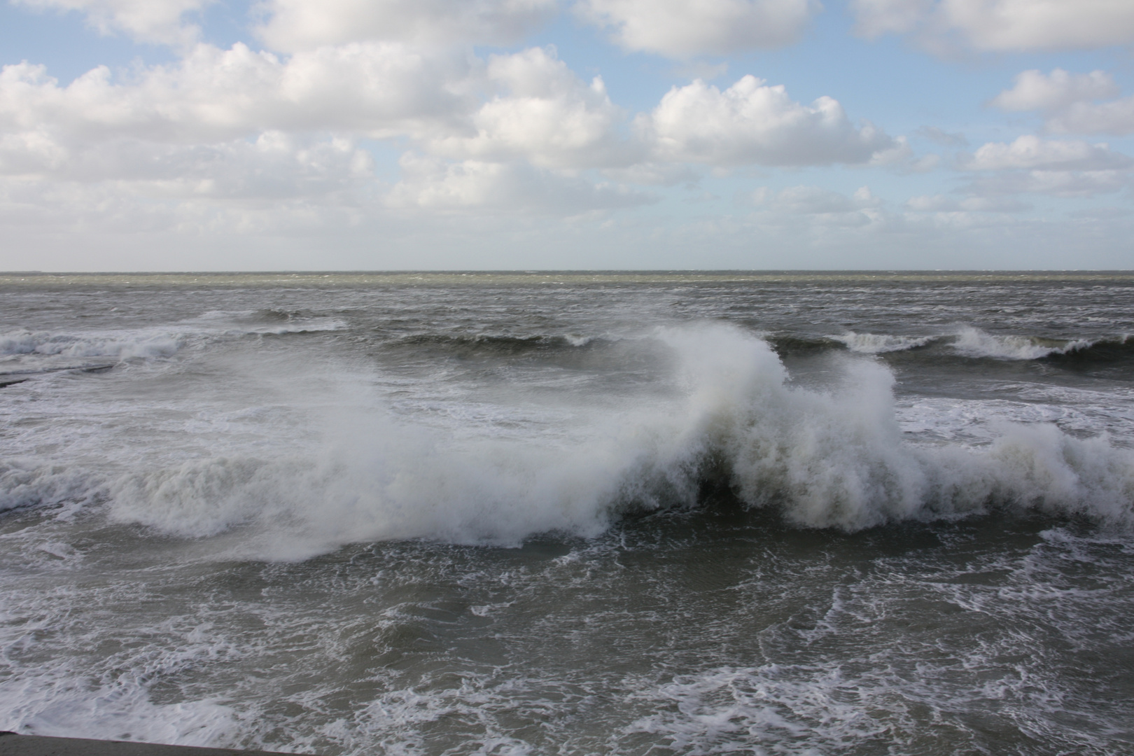 Die stürmische Nordsee