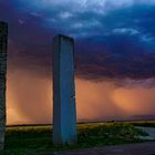 Die Stützen des Himmels kurz vor einem Gewitter 