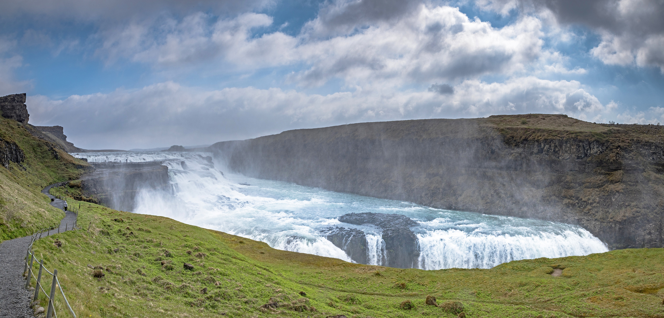 Die Stufen des Gulfoss