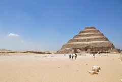 Die Stufenpyramide in Sakkara