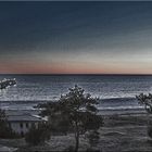 Die Stunde zwischen Nacht und dem Morgen an der Seebrücke Binz / Insel Rügen