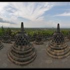 Die Stupas von Borobodur