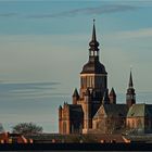 Die Süd-Ost Seite der Stralsunder St.Marienkirche... 