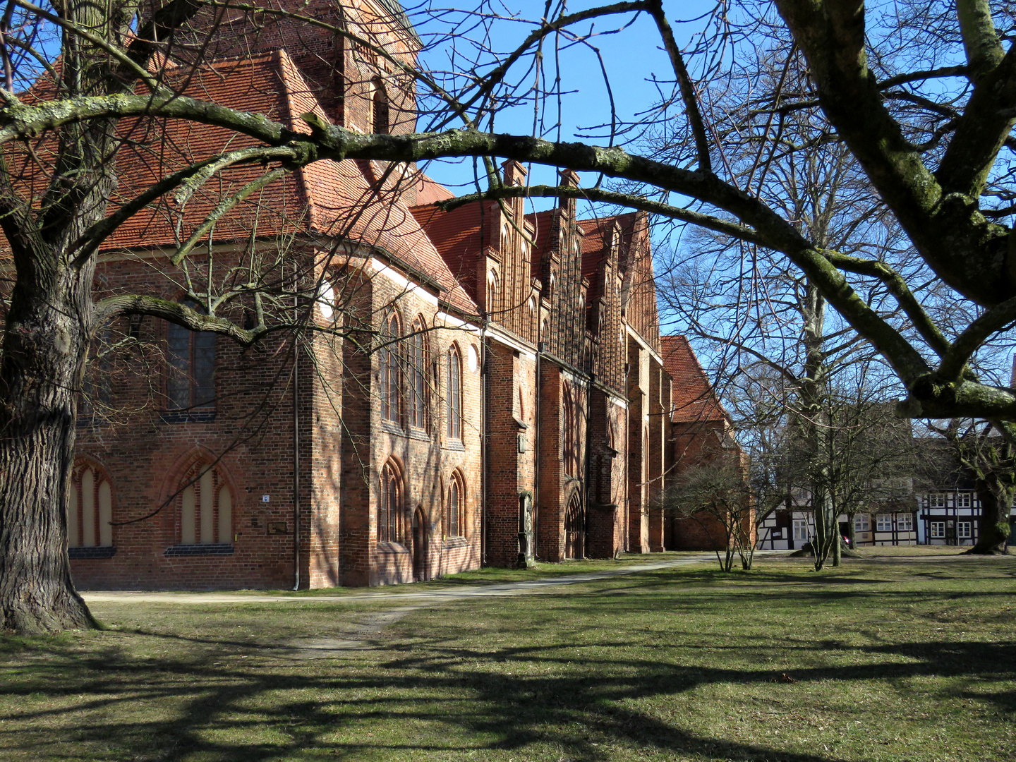 Die Südfront von St. Katharinen in Salzwedel 