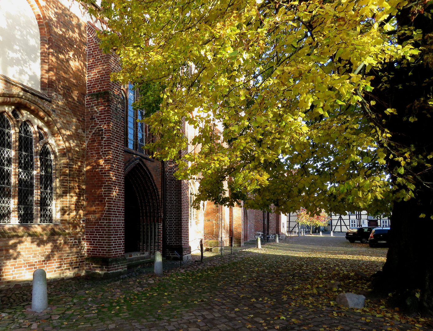 Die Südfront von St. Marien in Salzwedel 