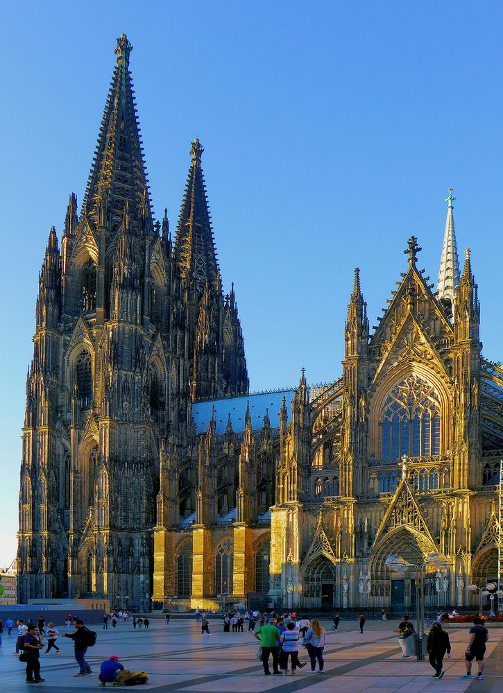 Die Südseite des Kölner Doms