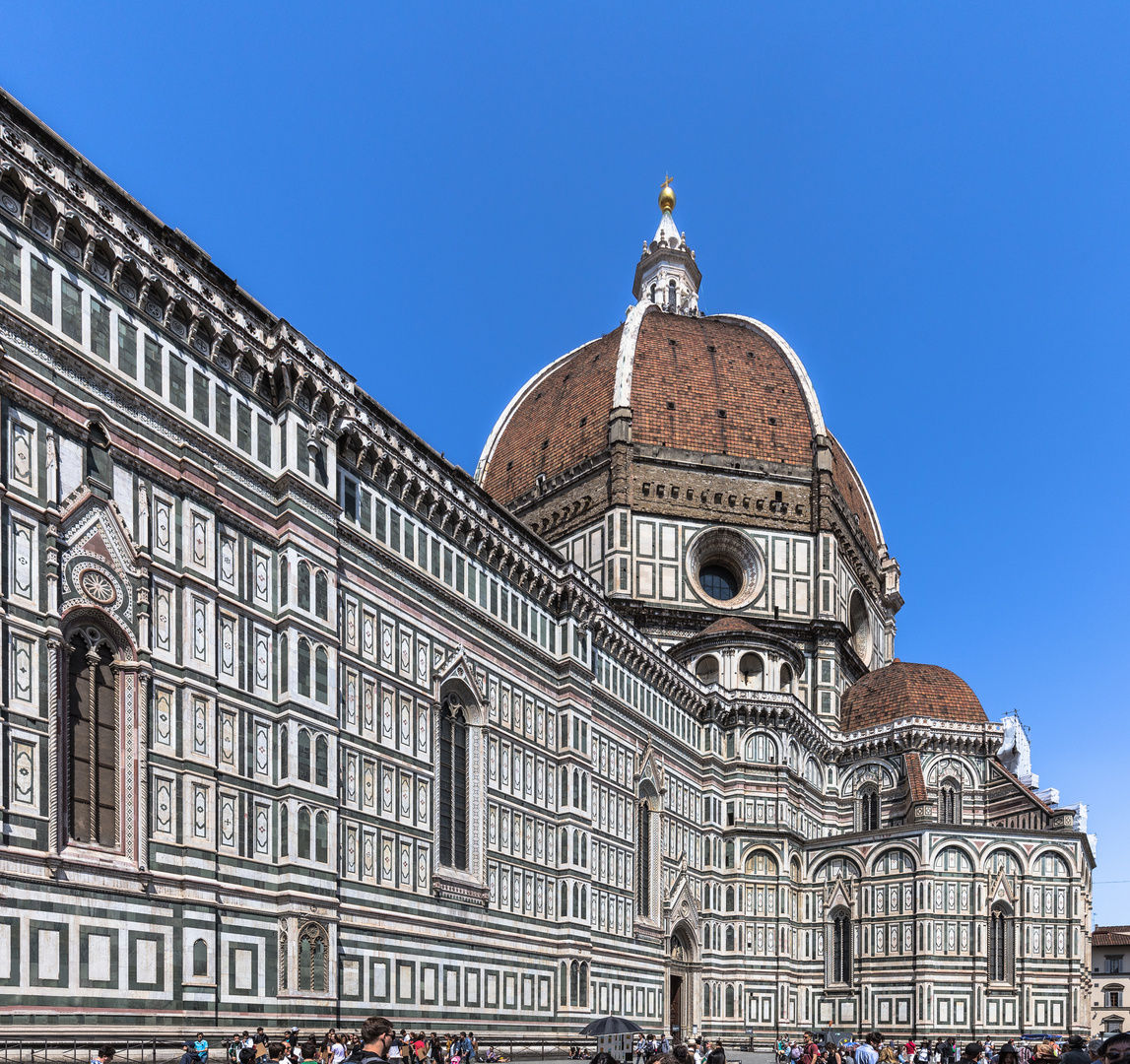 Die Südseite von Santa Maria del Fiore