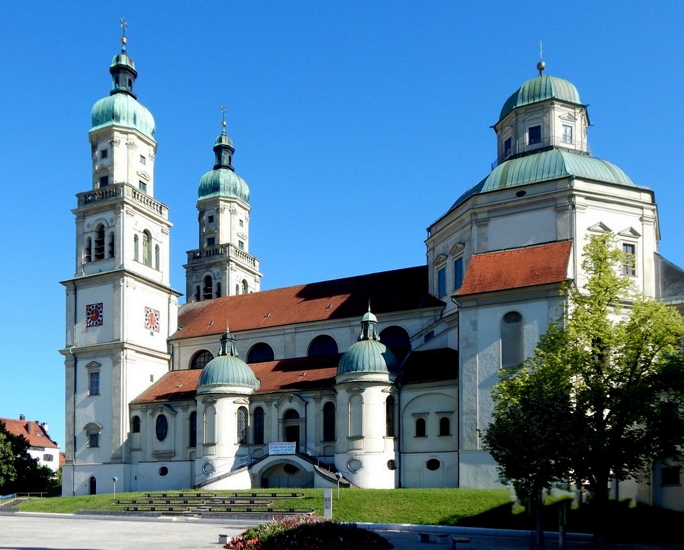 Die Südseite von St.Lorenz...