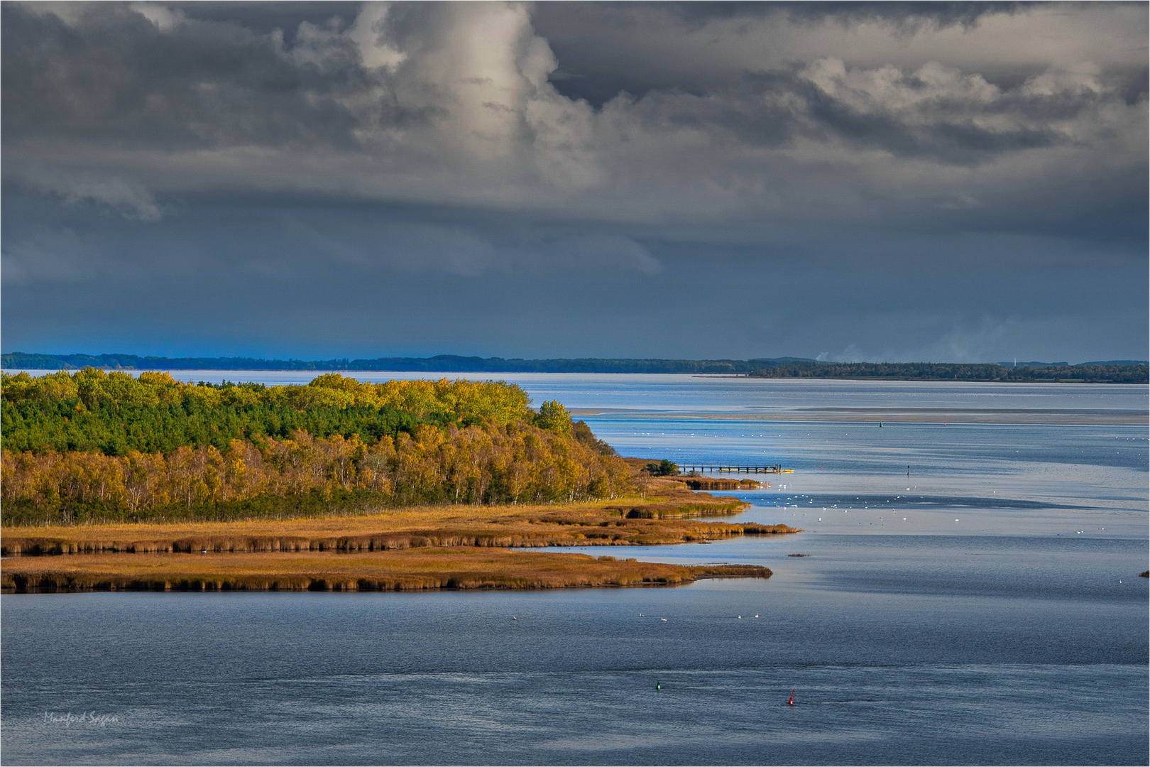 Die Südspitze der Insel Bock im Strelasund...