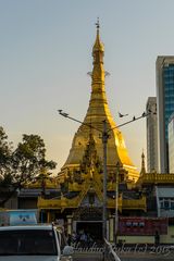 Die Sule-Pagode in Yangon