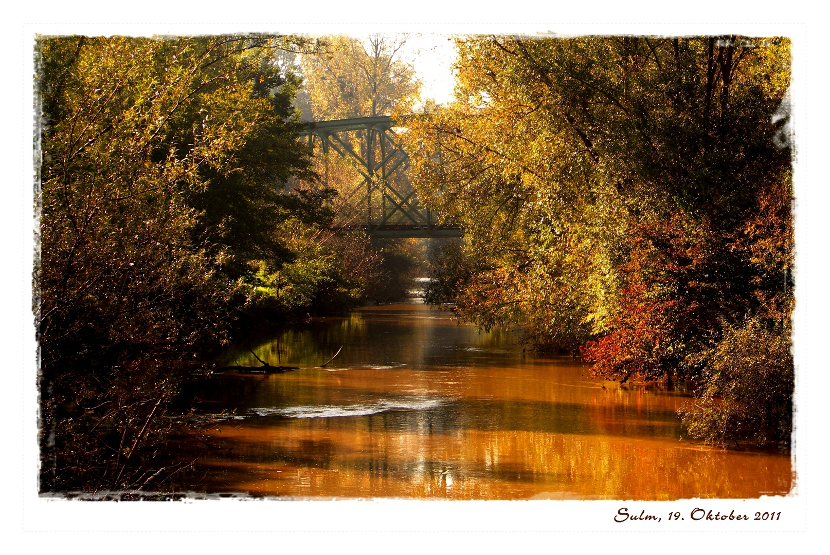 die Sulm in herbstlicher Stimmung