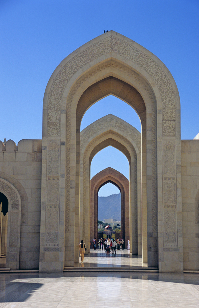 Die Sultan Qaboos Grand Mosque in Muscat