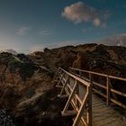 Die Sunset Cliffs von Peniche in Portugal (Papôa - Peniche)