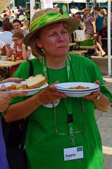 die Suppe auslöffeln