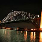 Die Sydney Harbour Bridge bei Nacht die 2.