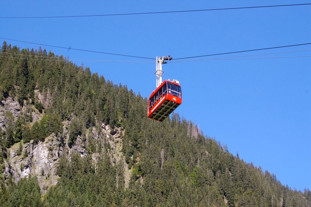 Die Tafamuntbahn in Partenen (Österreich)