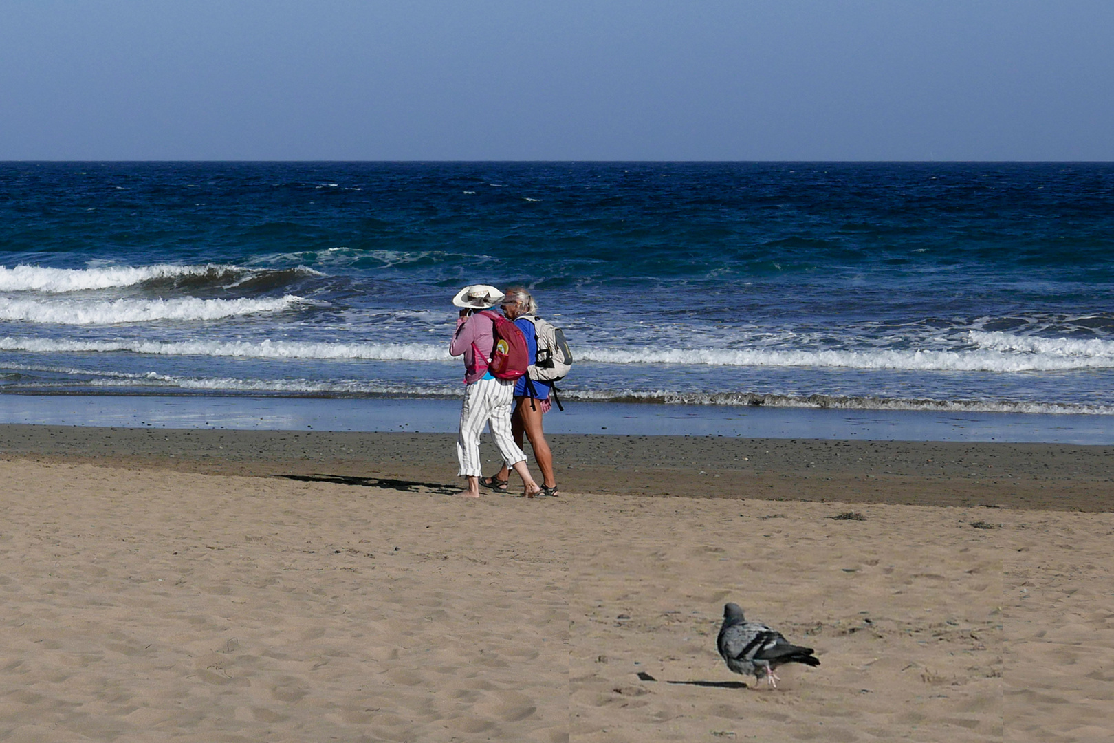 die Tage am Strand...