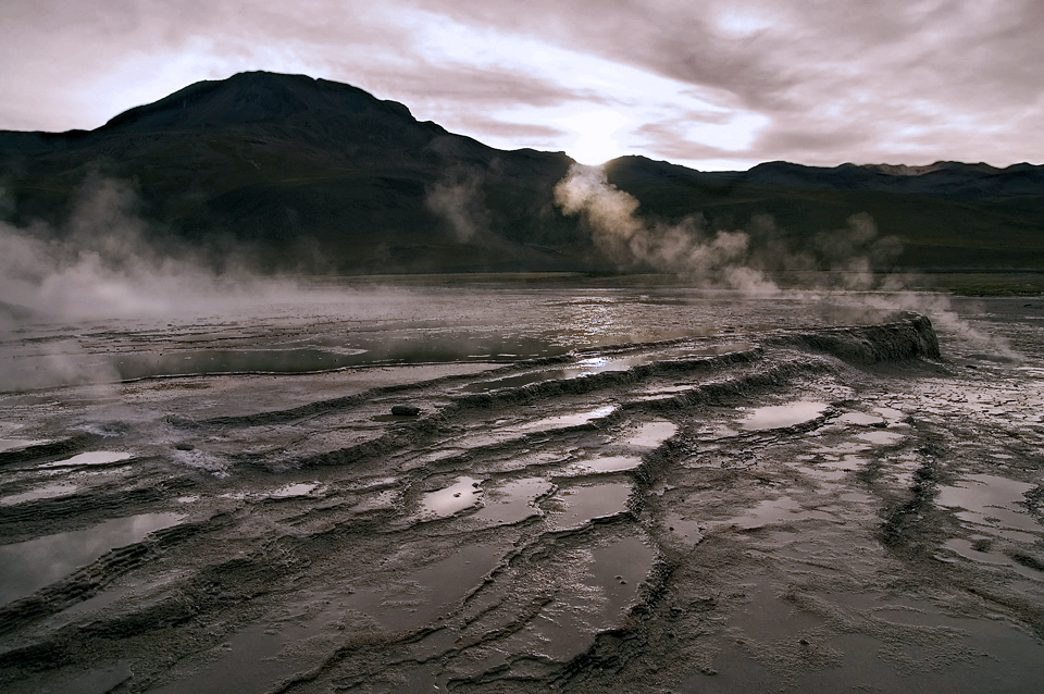 Die Tatio Geysieren