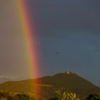 Die Teck hinterm Regenbogen