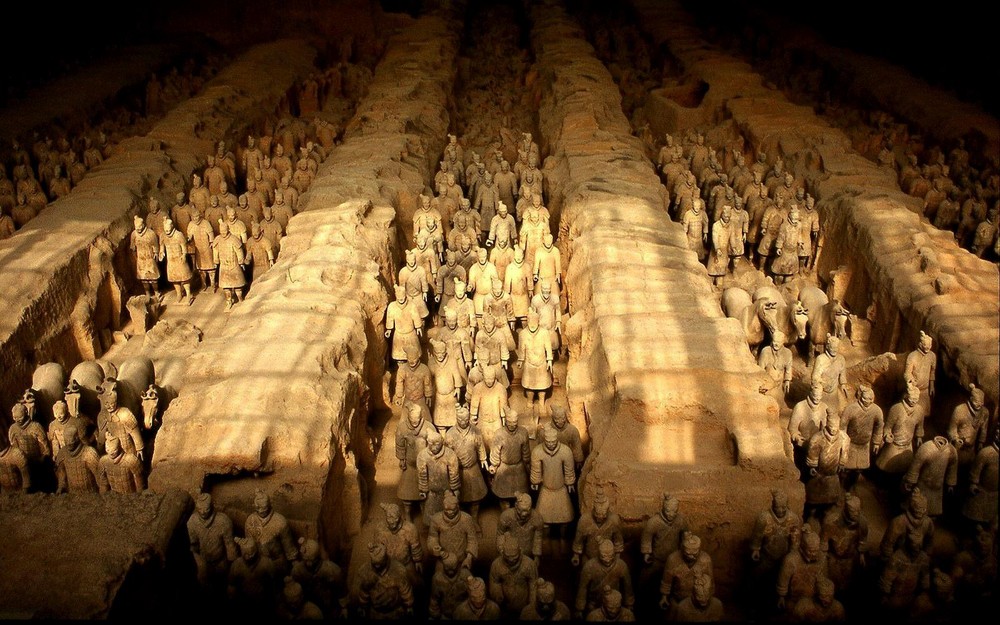 Die Terracotta-Armee von Xian,China