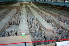 Die Terrakotta-Armee im Museum von Xian/Shaanxi