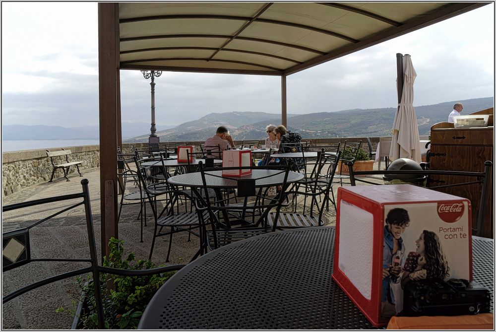 Die Terrasse am Stadtrand...