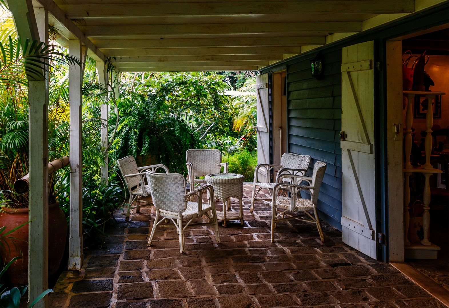 Die Terrasse der Bediensteten