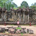 Die Terrasse des Leprakönigs. Angkor Thom