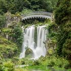 Die Teufelsbrücke im Weltkulturerbe Bergpark-Wilhemshöhe in Kassel