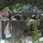 Die Teufelsbrücke in der Schöllenen