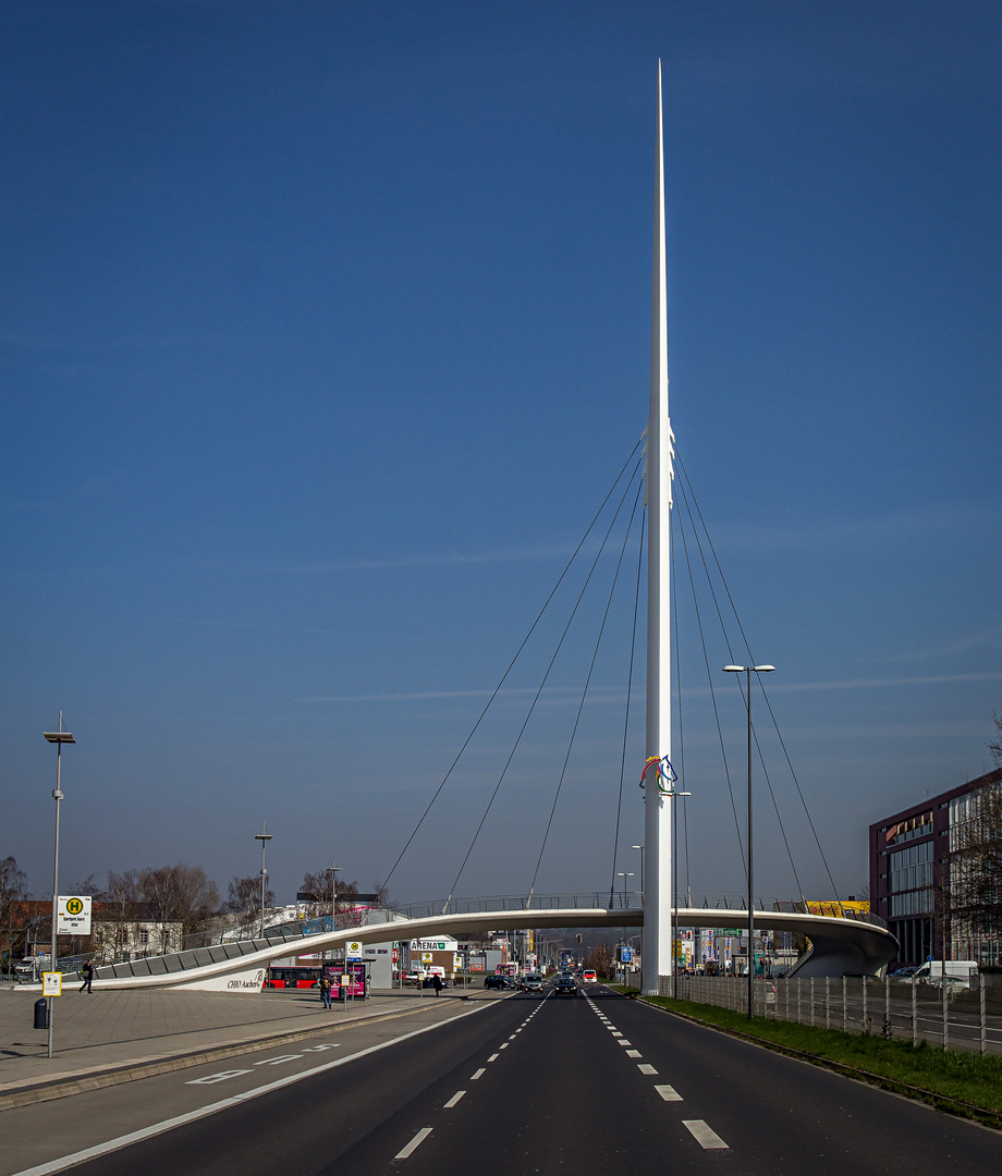 Die Tivoli-Brücke in Aachen