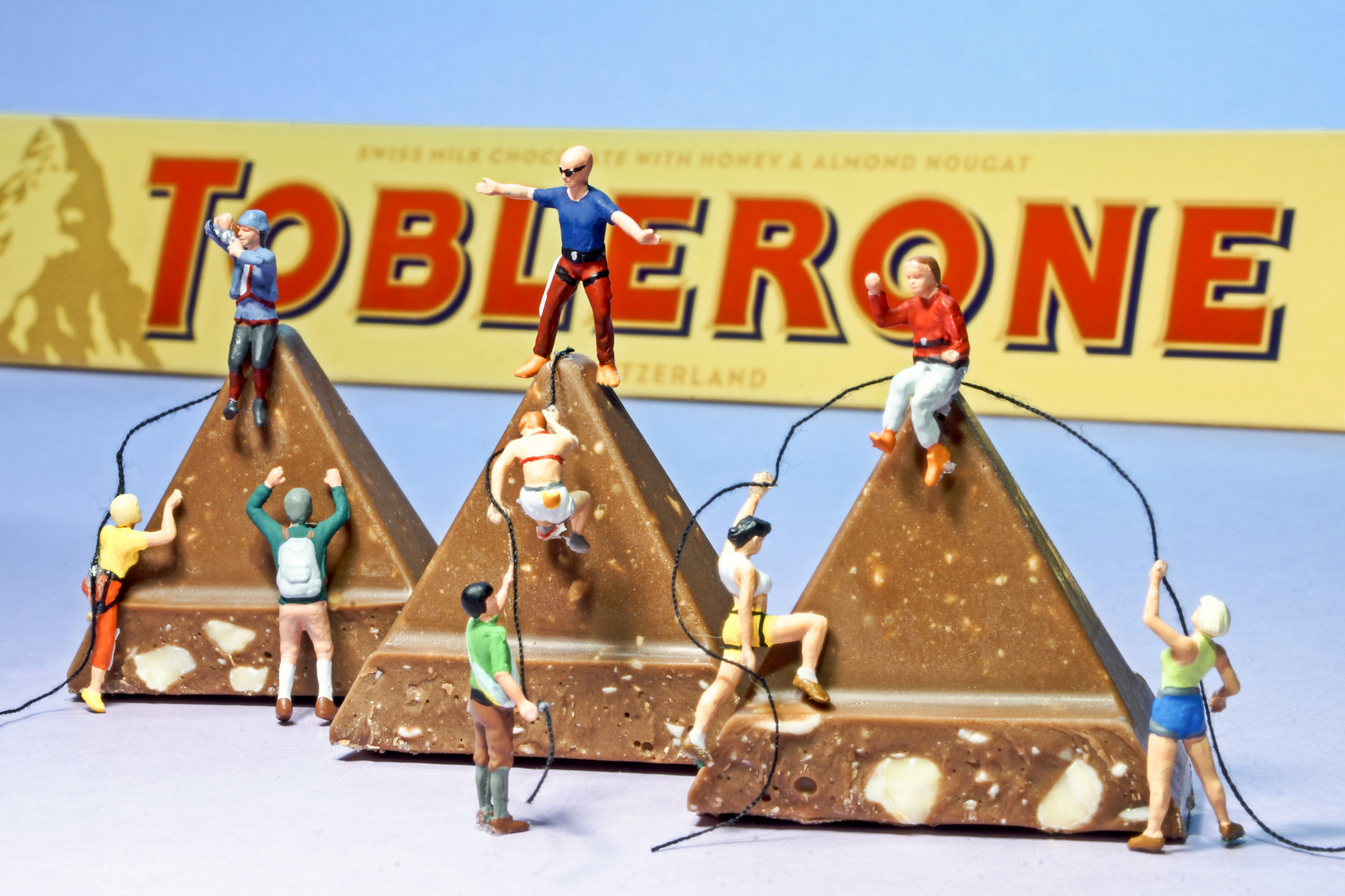 Die Toblerone Bergsteiger 