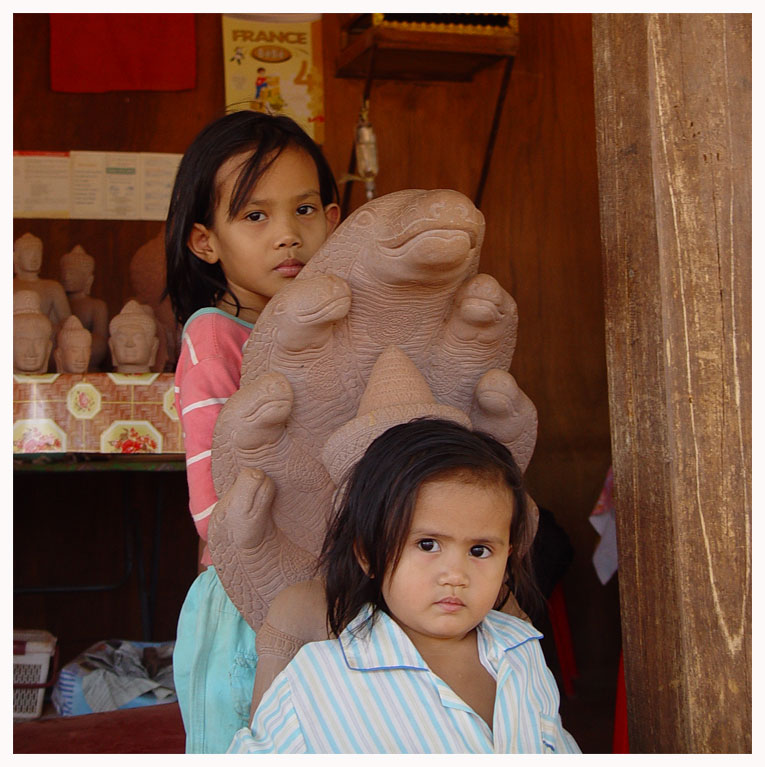 Die Töchter des Steinmetzes - Siem Reap - Kambodscha