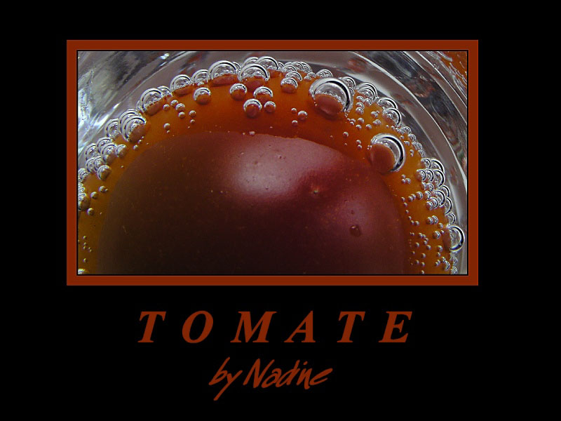 Die Tomate im Schnapsglas