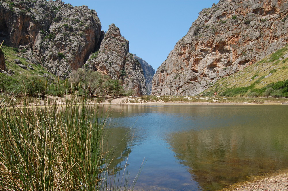 Die Torrent-de-Pareis-Schlucht in Sa Calobra / Mallorca-Spanien