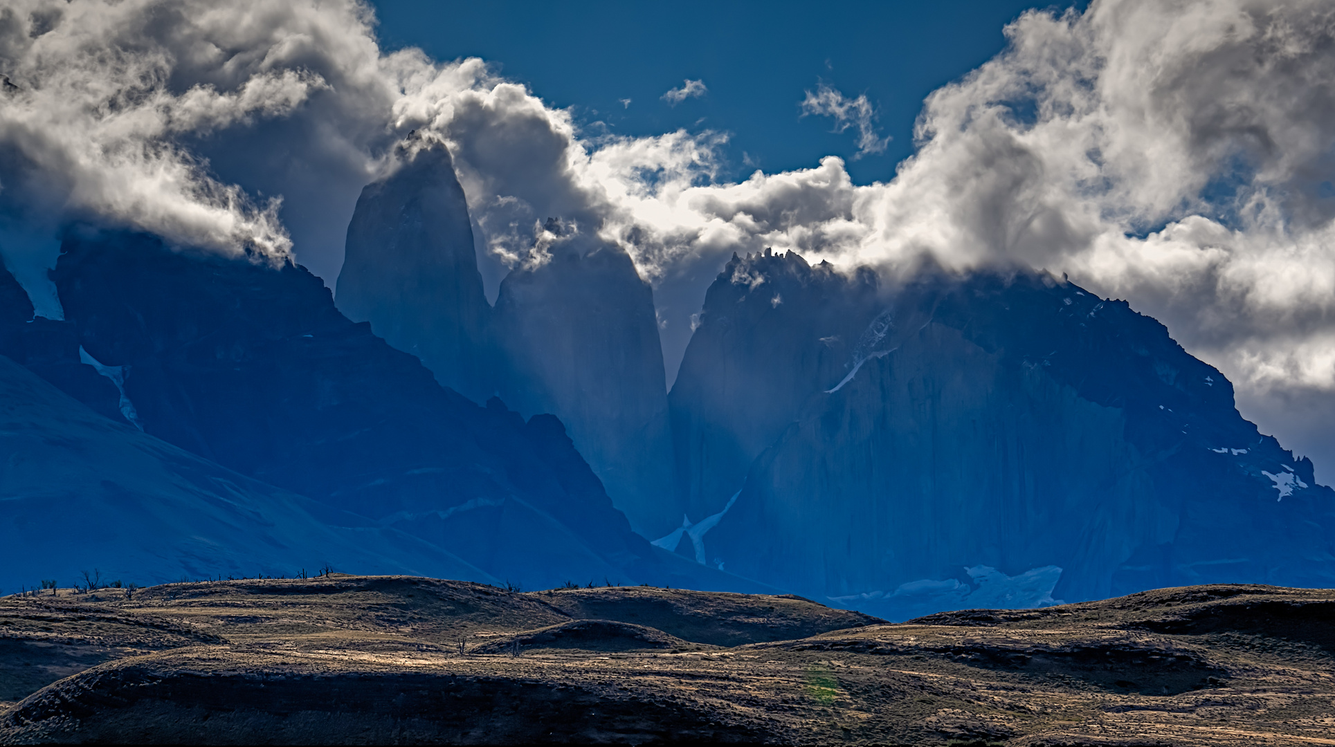 Die 'Torres' im Nationalpark 'Torres del Paine' in Chile