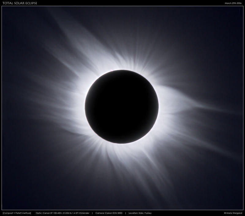 Die Totale Sonnenfinsternis am 29. März 2006