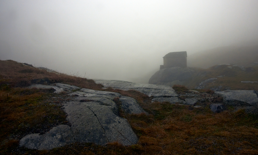 Die Totenkapelle auf dem Gotthardpass