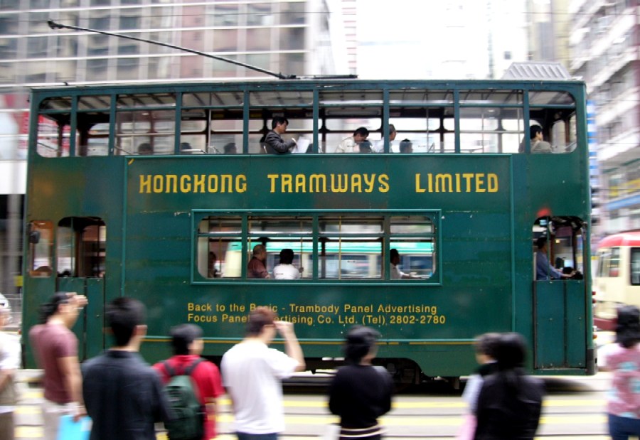 Die Tram von Hong Kong