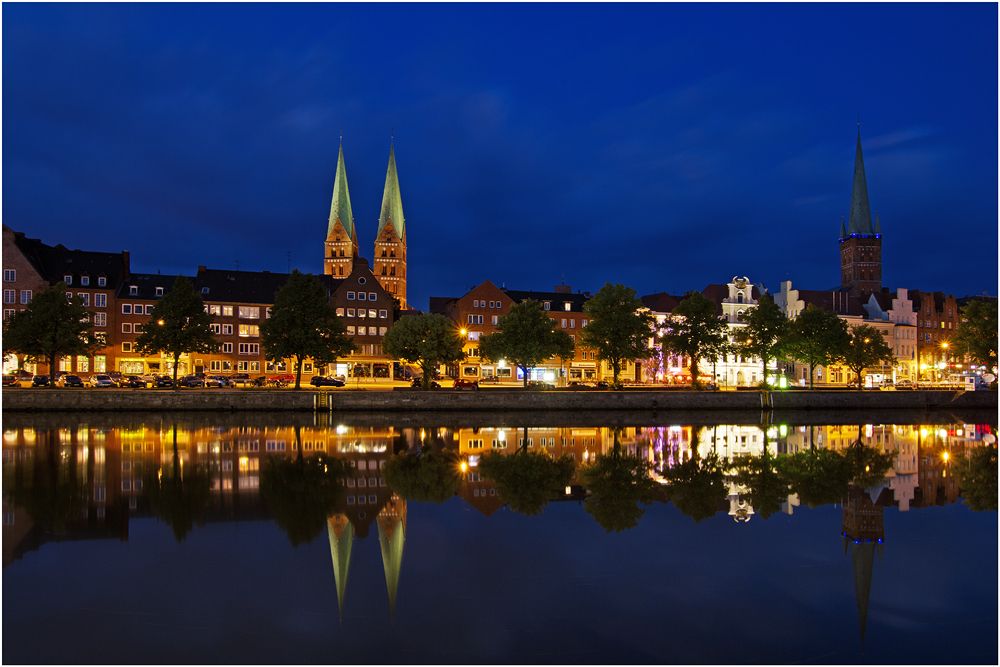 Die Trave in Lübeck