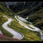 Die Tremola (alte Gotthard-Passtrasse).